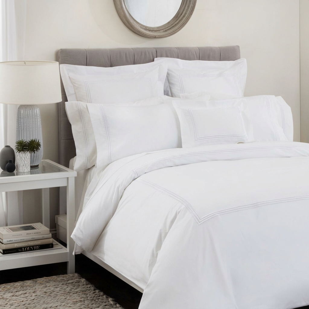 The Windsor White Suite styled bedroom